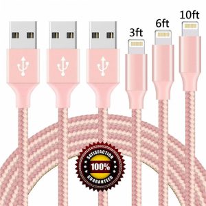 Rose iphone cable